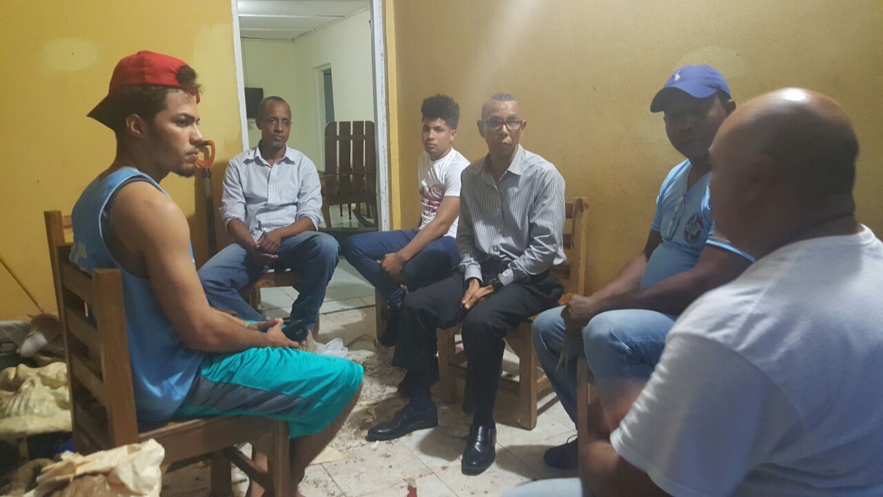 Miembros de la Asociación de Ajedrez Sánchez Ramírez visitan Fantino - Enero, 2018